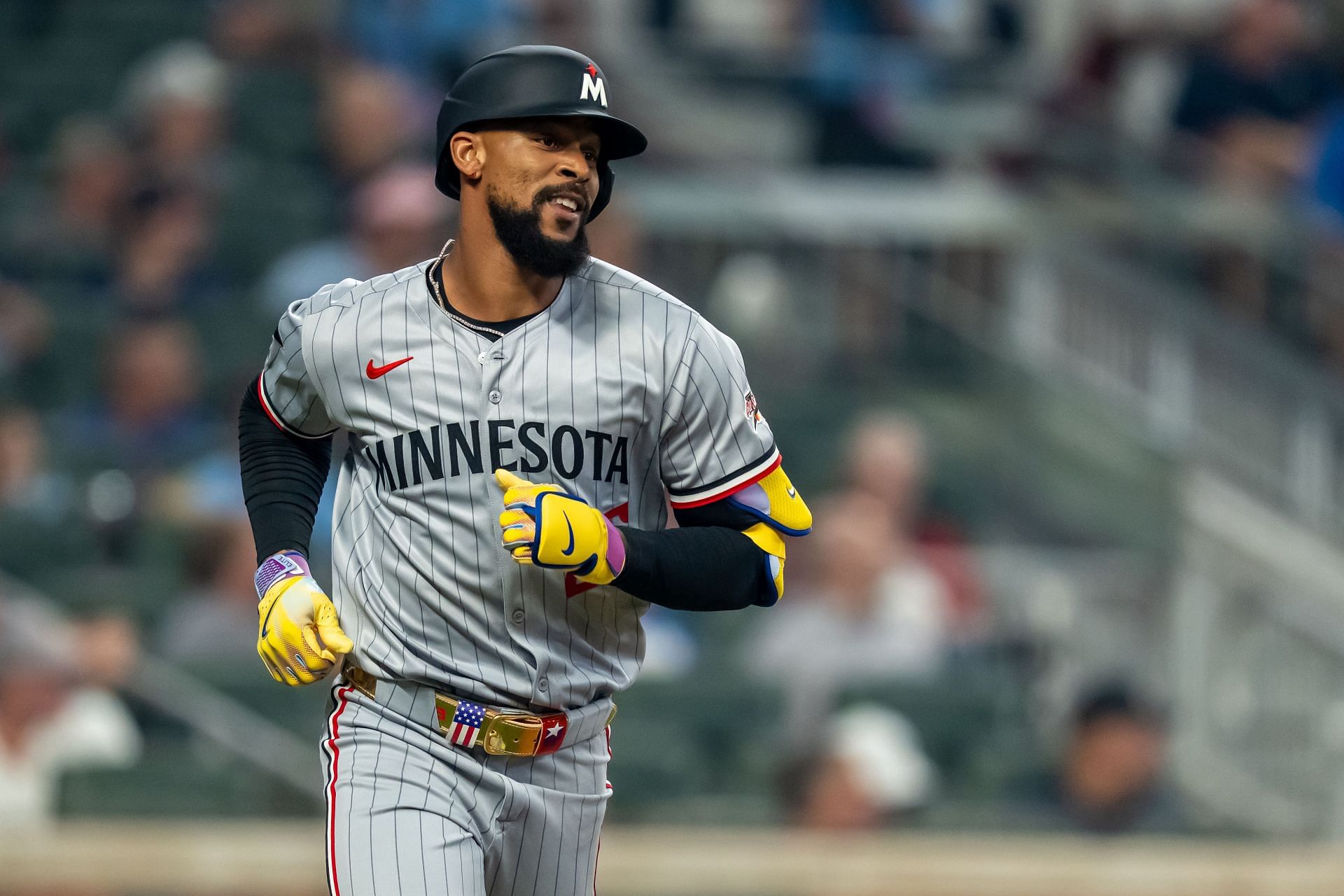 Byron Buxton at the 2025 MLB All-Star Game - Source: Getty